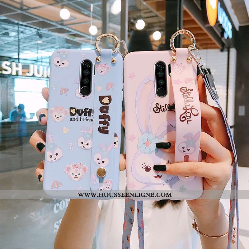Coque Xiaomi Redmi 9 Charmant Tendance Étui Dessin Animé Bleu Lapin Protection