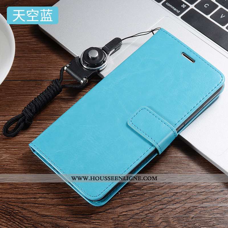Coque Xiaomi Redmi 9 Silicone Protection Tout Compris Bleu Cuir Fluide Doux