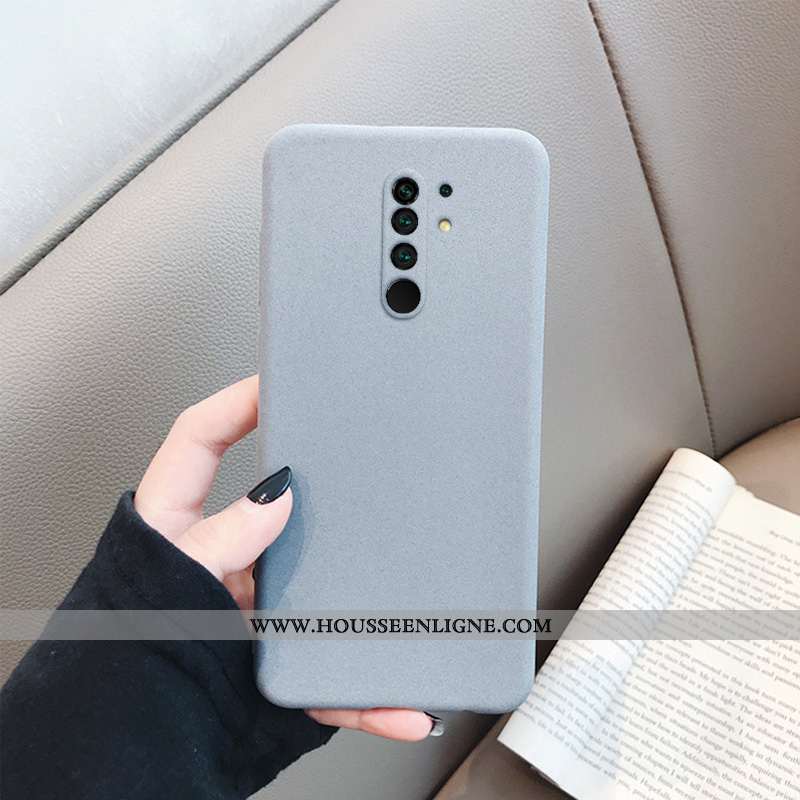 Coque Xiaomi Redmi 9 Tendance Fluide Doux Téléphone Portable Petit Rouge Tout Compris Gris