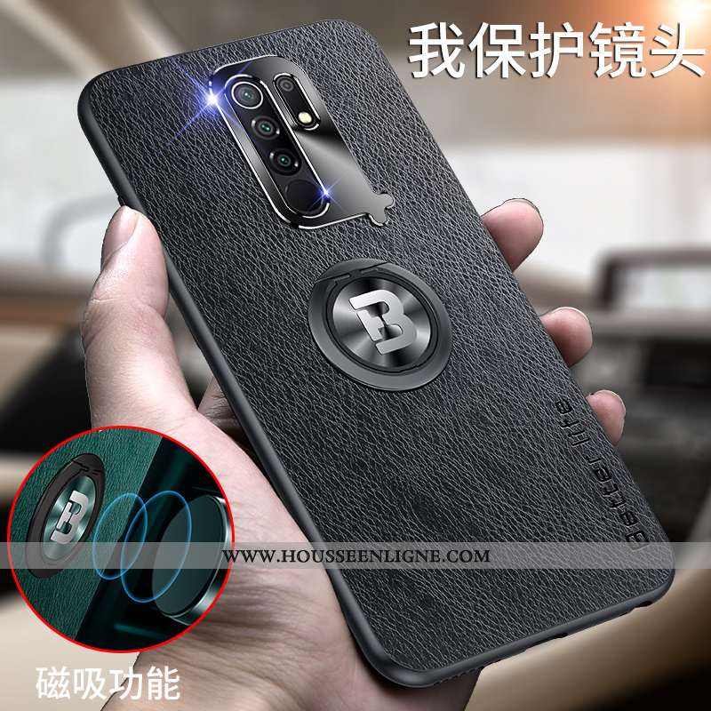 Coque Xiaomi Redmi 9 Tendance Légère Téléphone Portable Délavé En Daim Ultra Fluide Doux Petit Orang