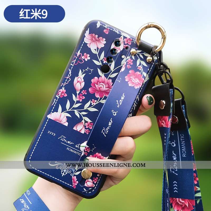 Coque Xiaomi Redmi 9 Ultra Tendance Téléphone Portable Légère Tout Compris Créatif Verte