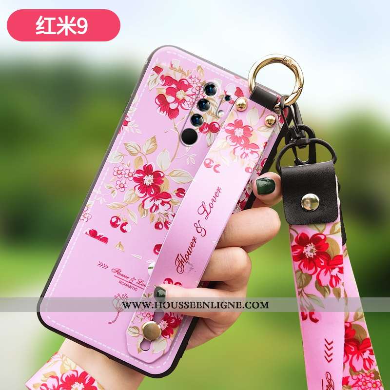 Coque Xiaomi Redmi 9 Ultra Tendance Téléphone Portable Légère Tout Compris Créatif Verte