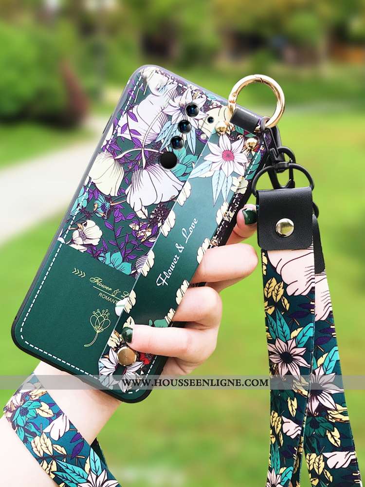 Coque Xiaomi Redmi 9 Ultra Tendance Téléphone Portable Légère Tout Compris Créatif Verte