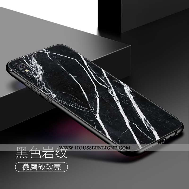 Coque Xiaomi Redmi 9a Personnalité En Bois Rouge Tout Compris Modèle Fleurie Silicone Marron