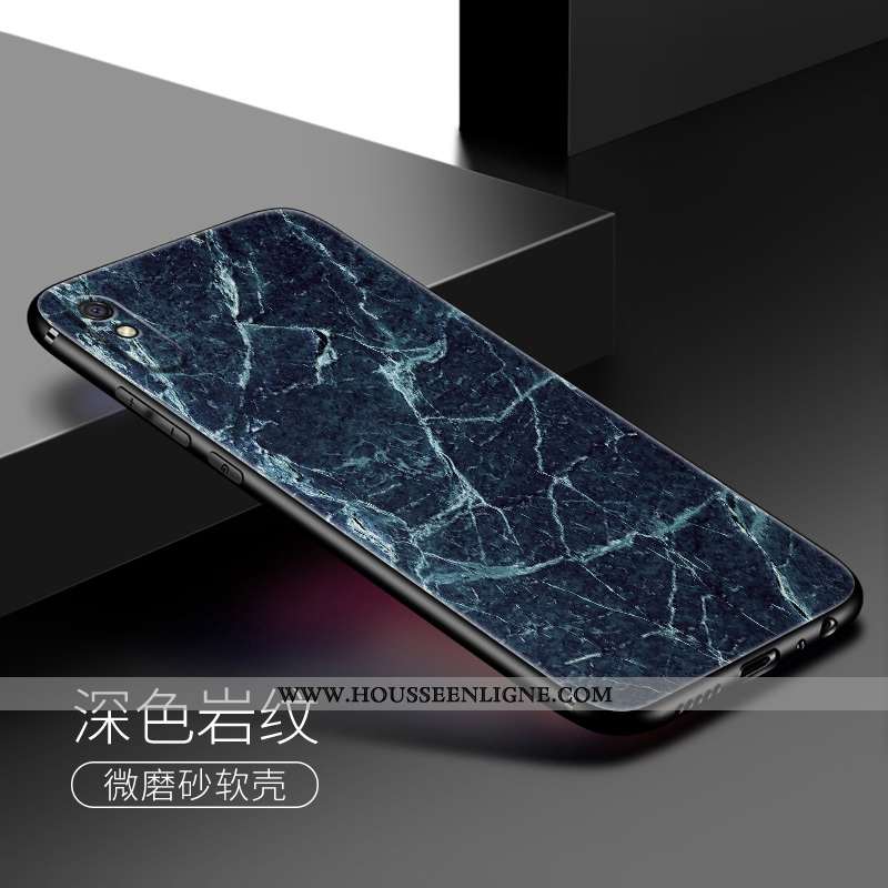 Coque Xiaomi Redmi 9a Personnalité En Bois Rouge Tout Compris Modèle Fleurie Silicone Marron