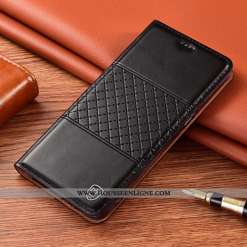 Coque Xiaomi Redmi 9a Protection Cuir Véritable Bleu Rouge Téléphone Portable Incassable