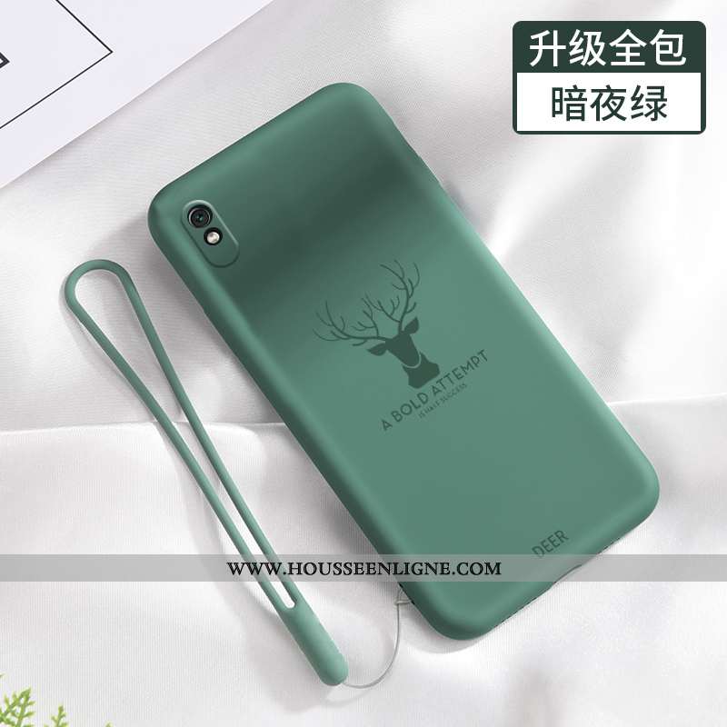 Coque Xiaomi Redmi 9a Protection Délavé En Daim Rouge Incassable Tendance Tout Compris Fluide Doux G