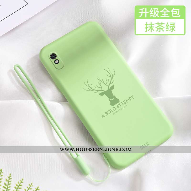 Coque Xiaomi Redmi 9a Protection Délavé En Daim Rouge Incassable Tendance Tout Compris Fluide Doux G