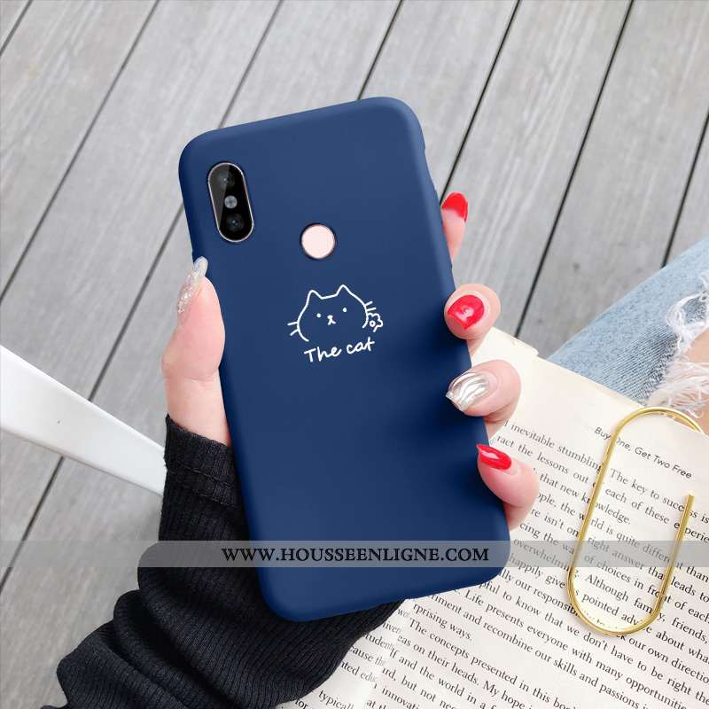 Coque Xiaomi Redmi Note 5 Charmant Tendance Haute Incassable Chiens Bleu Petit