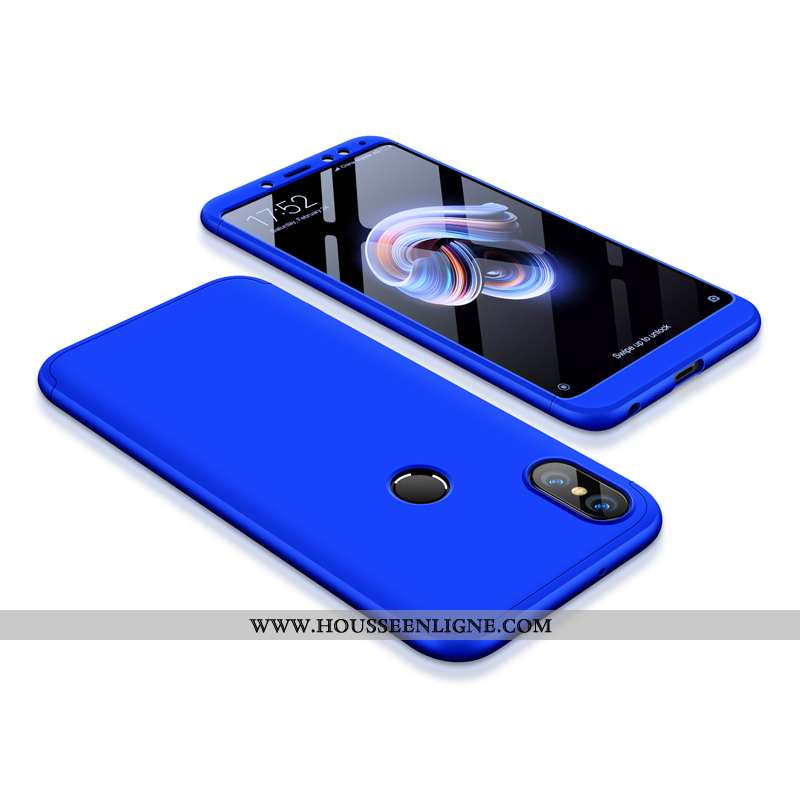 Coque Xiaomi Redmi Note 5 Délavé En Daim Incassable Nouveau Or Téléphone Portable Difficile Rouge Do
