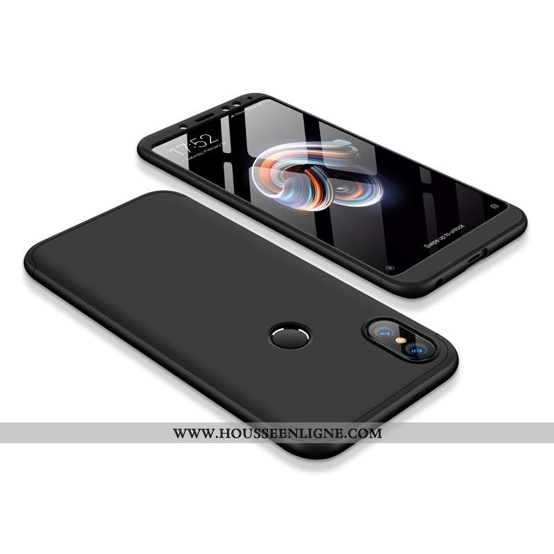 Coque Xiaomi Redmi Note 5 Délavé En Daim Incassable Nouveau Or Téléphone Portable Difficile Rouge Do