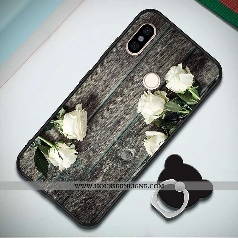 Coque Xiaomi Redmi Note 5 Mode Personnalité Étui Incassable Petit Rouge Noir