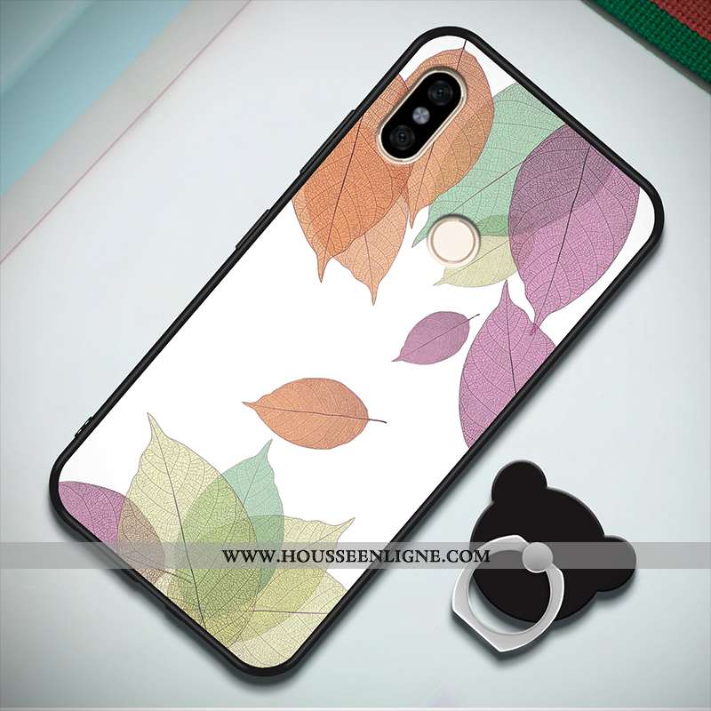 Coque Xiaomi Redmi Note 5 Mode Personnalité Étui Incassable Petit Rouge Noir