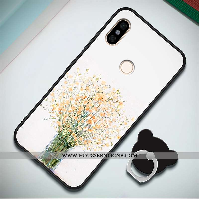 Coque Xiaomi Redmi Note 5 Mode Personnalité Étui Incassable Petit Rouge Noir