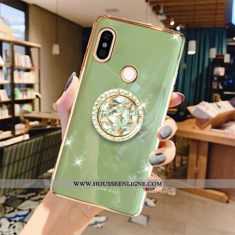 Coque Xiaomi Redmi Note 5 Mode Protection Étui Fluide Doux Gris Frais Net Rouge Verte