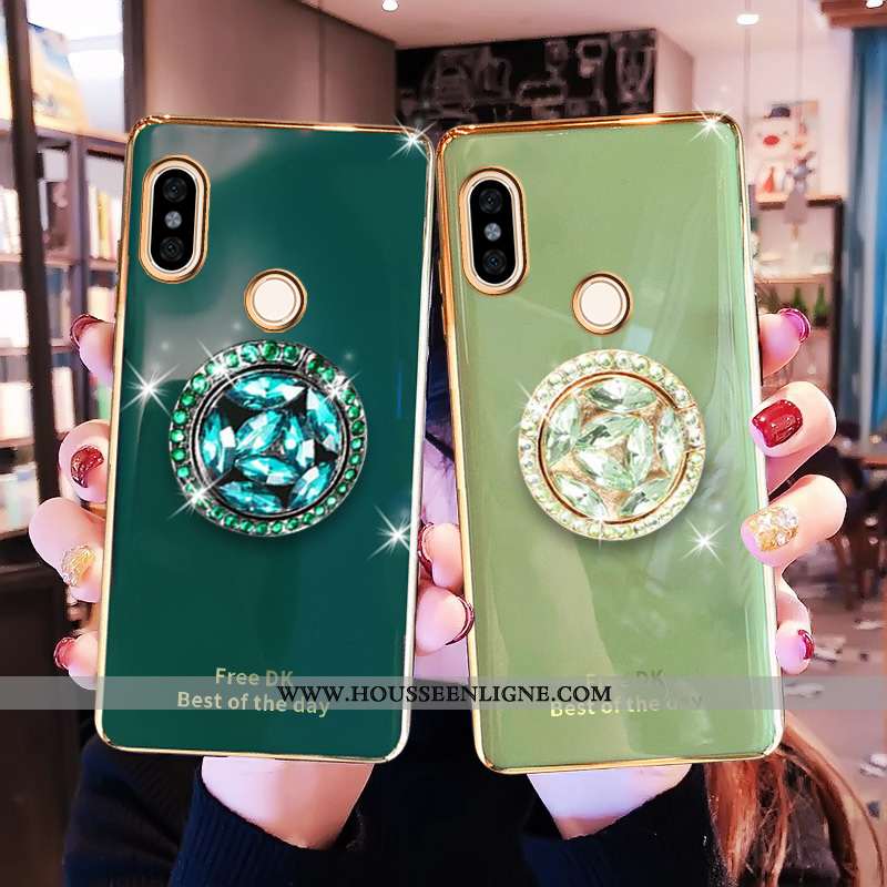 Coque Xiaomi Redmi Note 5 Mode Protection Étui Fluide Doux Gris Frais Net Rouge Verte