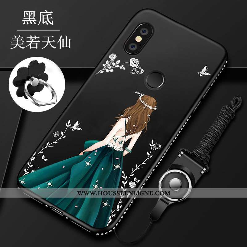 Coque Xiaomi Redmi Note 5 Protection Délavé En Daim Rouge Incassable Étui Petit Haute