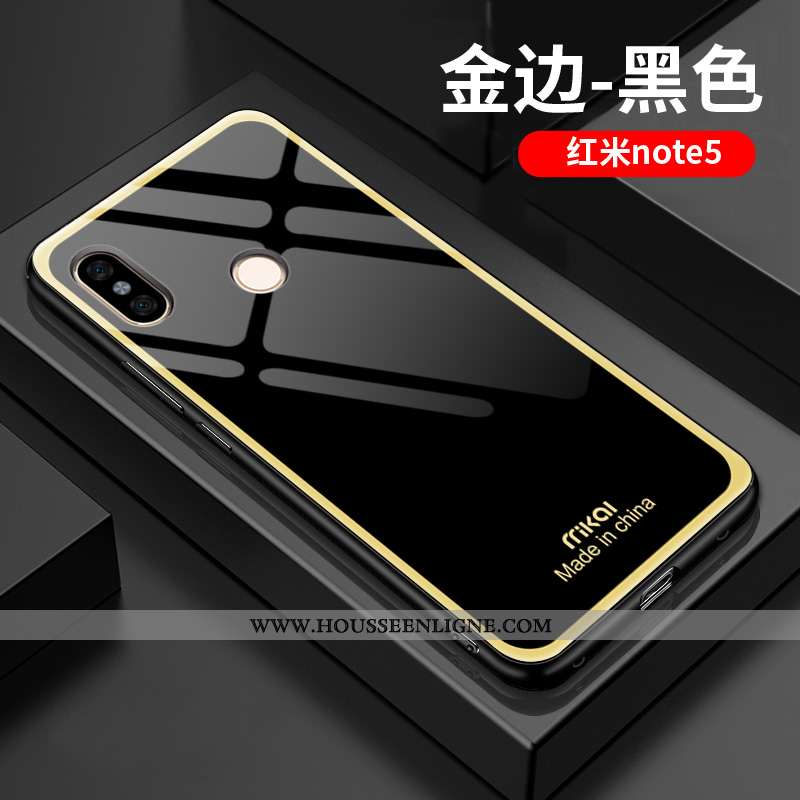 Coque Xiaomi Redmi Note 5 Tendance Légère Simple Silicone Amoureux Téléphone Portable Difficile Vert