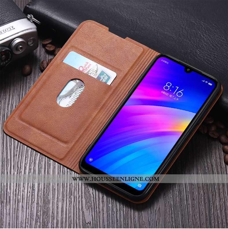 Coque Xiaomi Redmi Note 6 Pro Cuir Fluide Doux Tout Compris Housse Téléphone Portable Petit Silicone