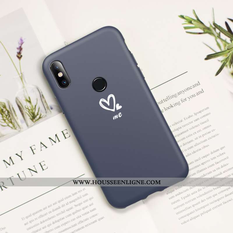 Coque Xiaomi Redmi Note 6 Pro Mode Protection Incassable Fluide Doux Vent Ultra Tendance Noir