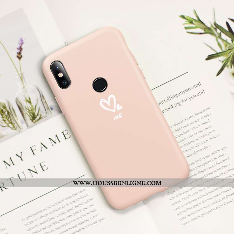 Coque Xiaomi Redmi Note 6 Pro Mode Protection Incassable Fluide Doux Vent Ultra Tendance Noir