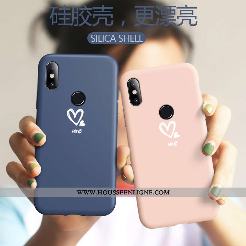 Coque Xiaomi Redmi Note 6 Pro Mode Protection Incassable Fluide Doux Vent Ultra Tendance Noir