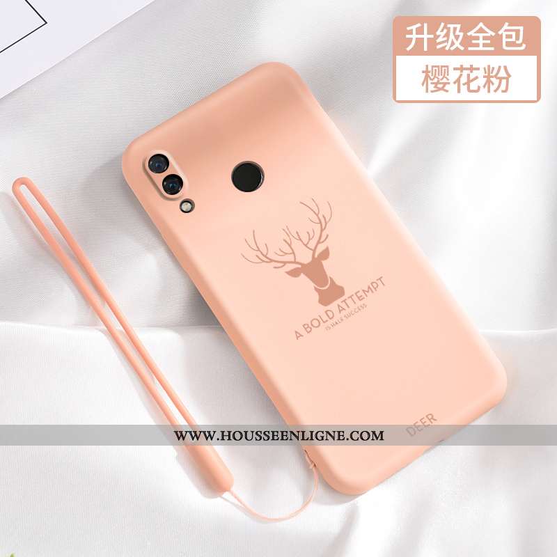 Coque Xiaomi Redmi Note 7 Créatif Fluide Doux Amoureux Rouge Téléphone Portable Tout Compris Verte