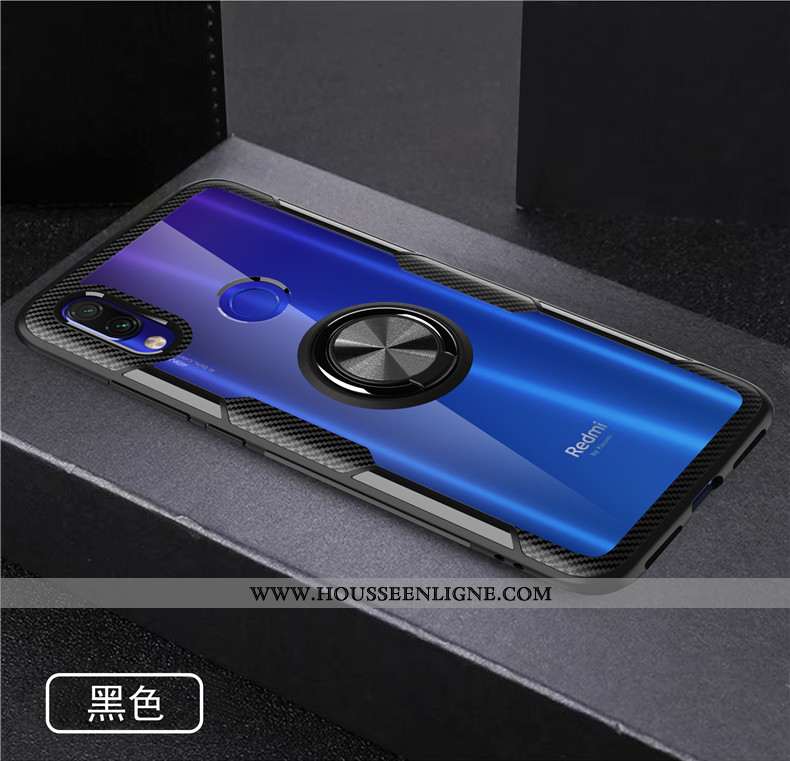 Coque Xiaomi Redmi Note 7 Personnalité Créatif Tout Compris Protection Nouveau Transparent Rouge