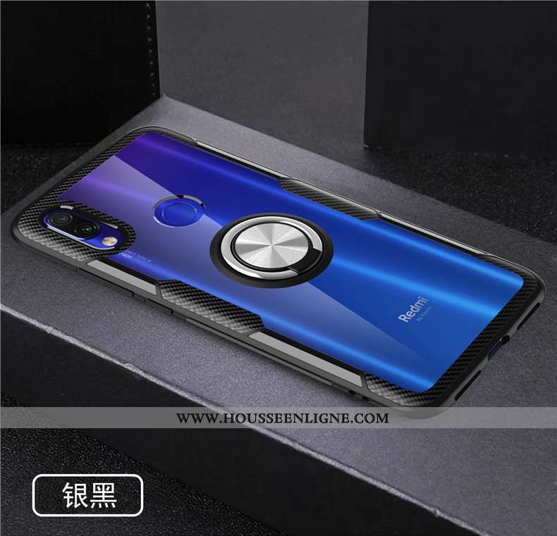 Coque Xiaomi Redmi Note 7 Personnalité Créatif Tout Compris Protection Nouveau Transparent Rouge
