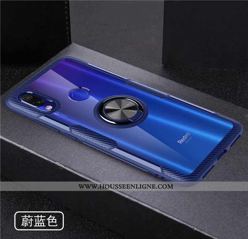 Coque Xiaomi Redmi Note 7 Personnalité Créatif Tout Compris Protection Nouveau Transparent Rouge