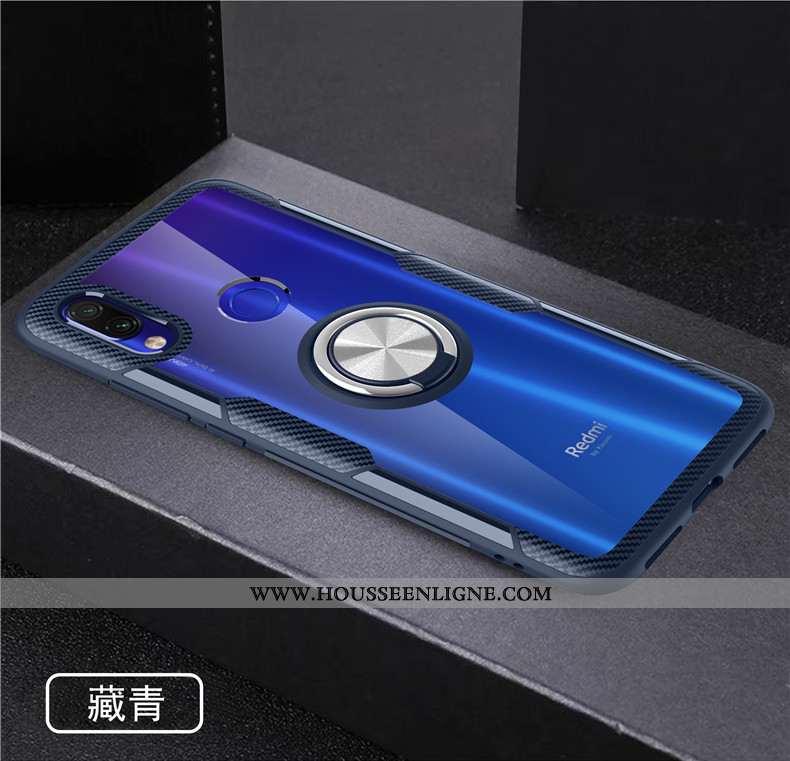 Coque Xiaomi Redmi Note 7 Personnalité Créatif Tout Compris Protection Nouveau Transparent Rouge