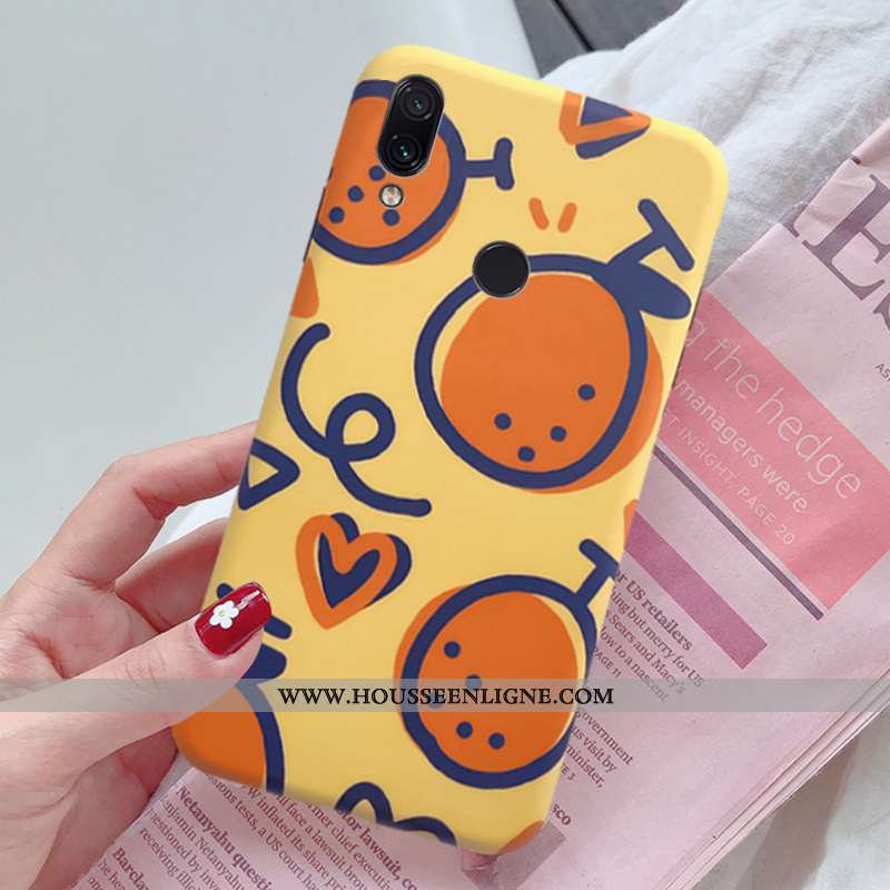 Coque Xiaomi Redmi Note 7 Protection Créatif Rouge Téléphone Portable Jeunesse Net Rouge Fraise