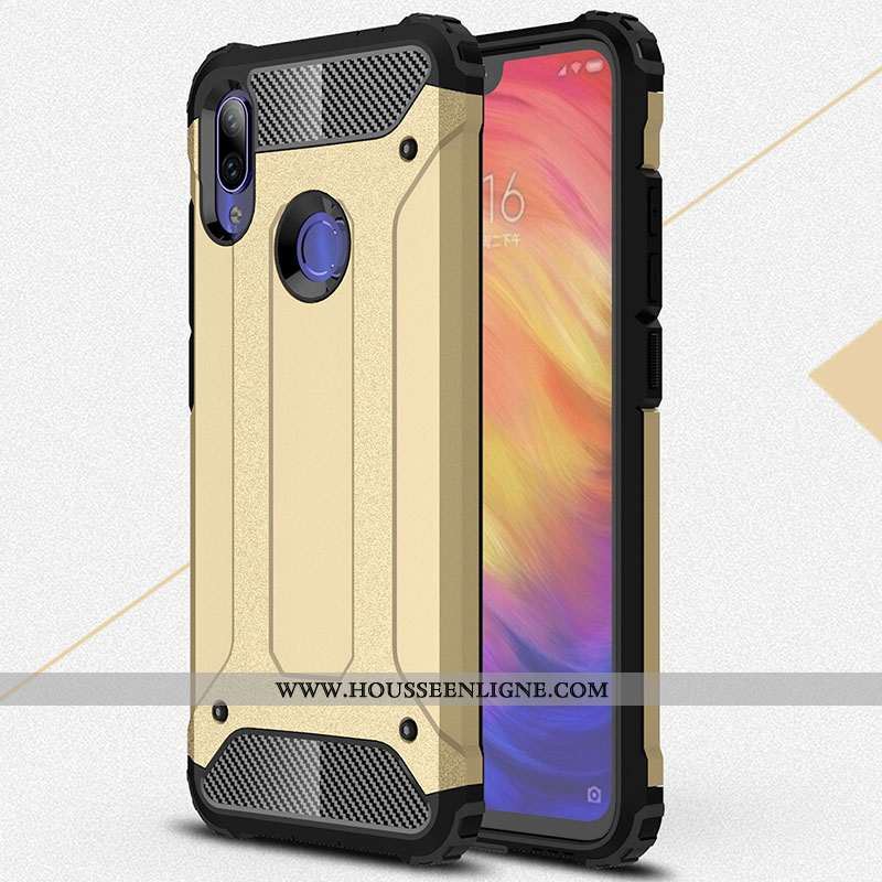 Coque Xiaomi Redmi Note 7 Silicone Protection Rouge Épaissir Délavé En Daim Étui Fluide Doux Blanche
