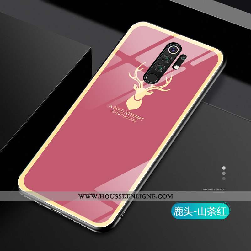 Coque Xiaomi Redmi Note 8 Pro Créatif Tendance Mode Protection Amoureux Légère Difficile Rouge