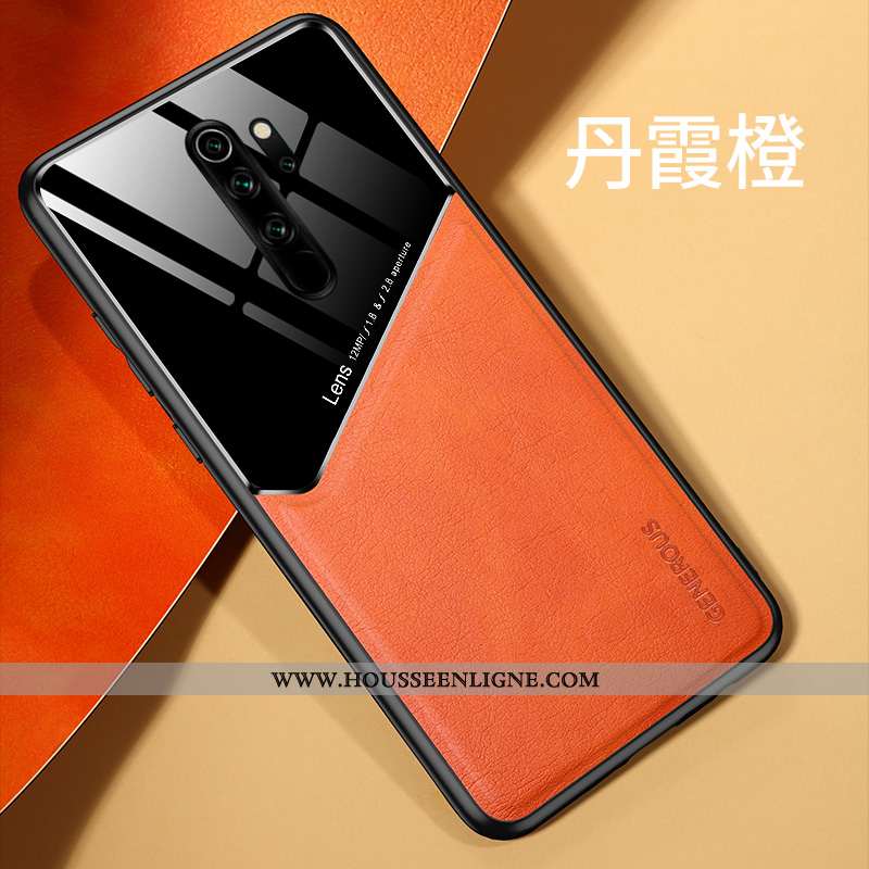 Coque Xiaomi Redmi Note 8 Pro Cuir Silicone Incassable Magnétisme Difficile Téléphone Portable Petit