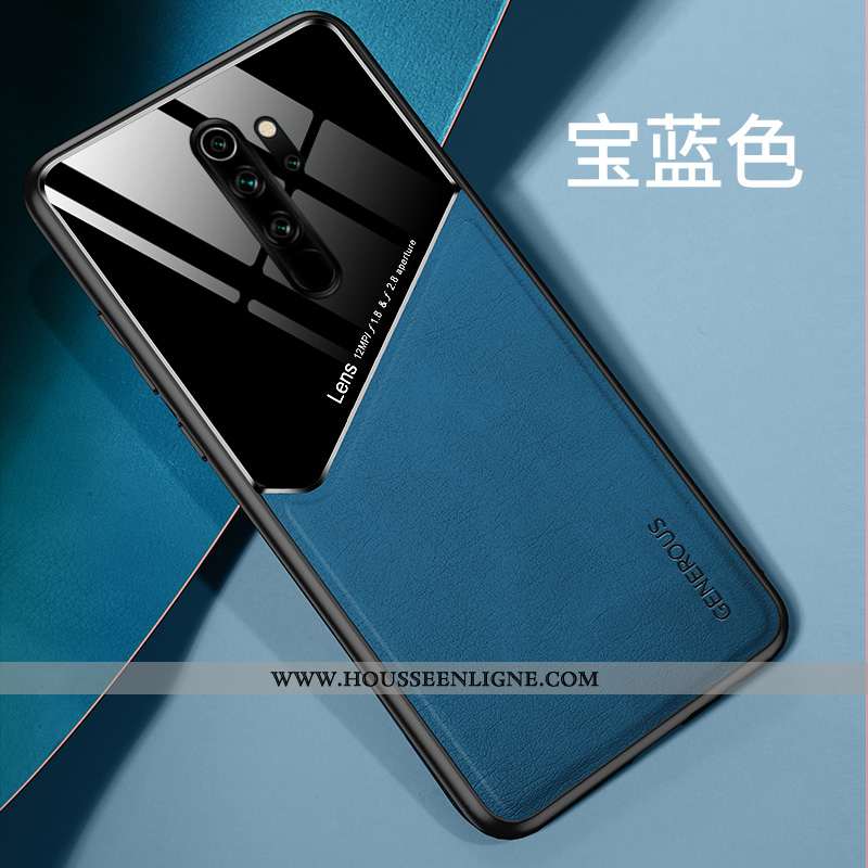 Coque Xiaomi Redmi Note 8 Pro Cuir Silicone Incassable Magnétisme Difficile Téléphone Portable Petit