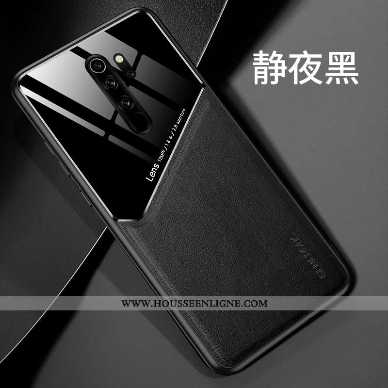 Coque Xiaomi Redmi Note 8 Pro Cuir Silicone Incassable Magnétisme Difficile Téléphone Portable Petit