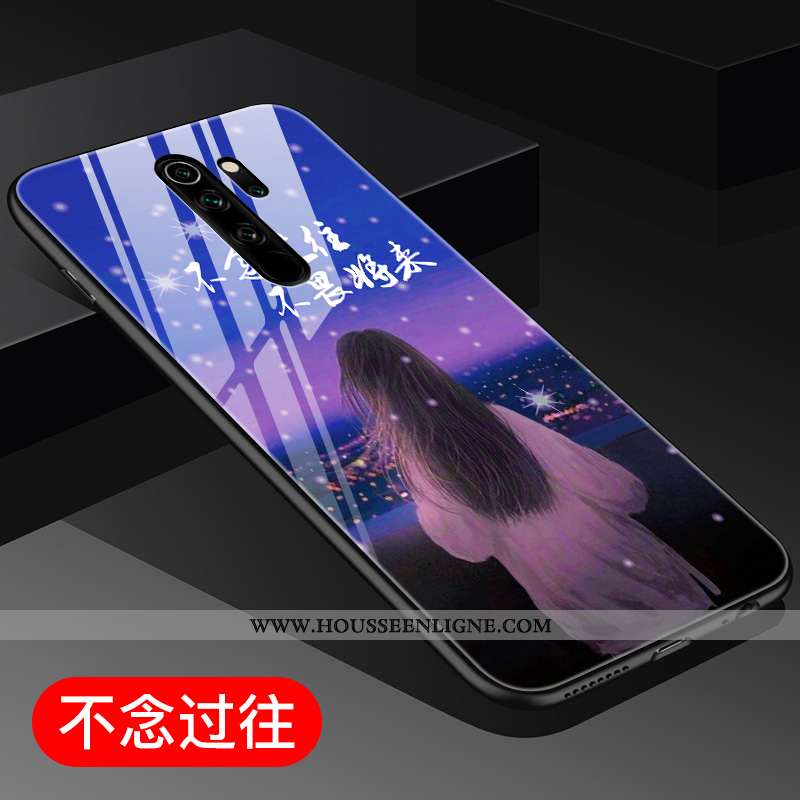 Coque Xiaomi Redmi Note 8 Pro Protection Verre Tout Compris Créatif Téléphone Portable Incassable Vi