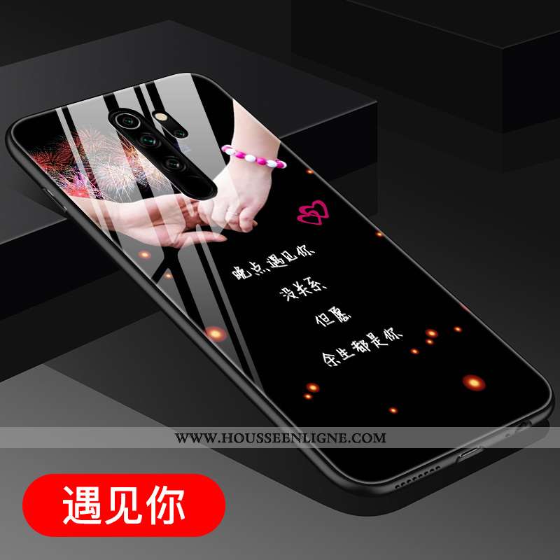 Coque Xiaomi Redmi Note 8 Pro Protection Verre Tout Compris Créatif Téléphone Portable Incassable Vi