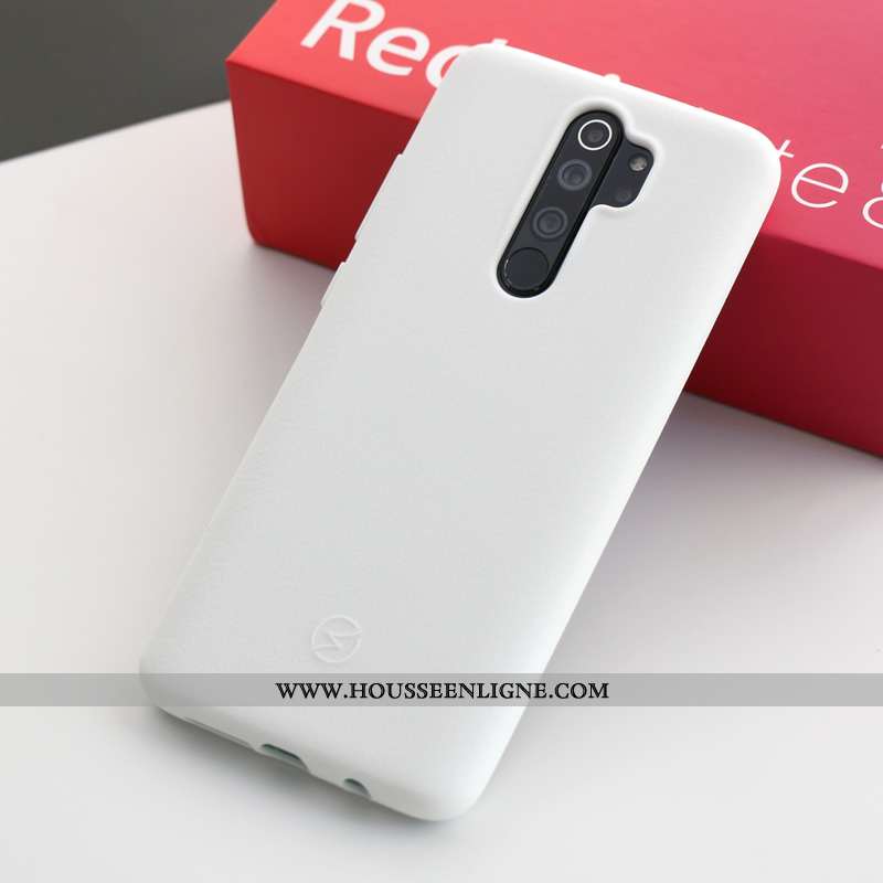 Coque Xiaomi Redmi Note 8 Pro Silicone Épaissir Rouge Téléphone Portable Étui Tout Compris Antidérap