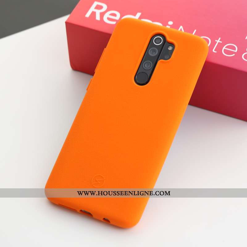 Coque Xiaomi Redmi Note 8 Pro Silicone Épaissir Rouge Téléphone Portable Étui Tout Compris Antidérap