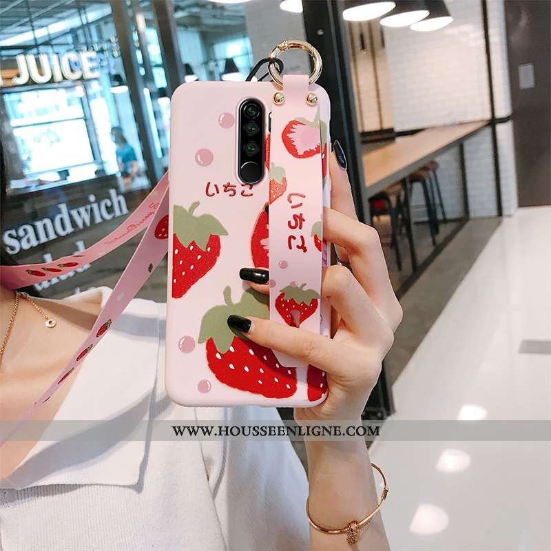 Coque Xiaomi Redmi Note 8 Pro Tendance Silicone Étui Nouveau Vent Ornements Suspendus Fruit Jaune