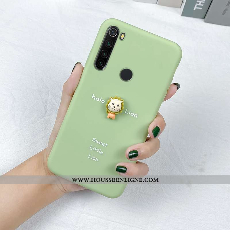 Coque Xiaomi Redmi Note 8t Fluide Doux Silicone Net Rouge Haute Tout Compris Jaune Dessin Animé