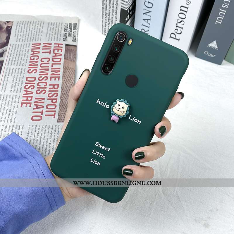 Coque Xiaomi Redmi Note 8t Fluide Doux Silicone Net Rouge Haute Tout Compris Jaune Dessin Animé