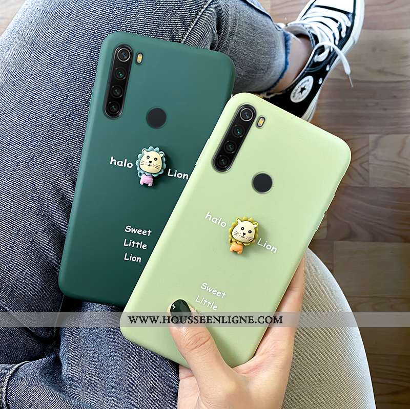 Coque Xiaomi Redmi Note 8t Fluide Doux Silicone Net Rouge Haute Tout Compris Jaune Dessin Animé