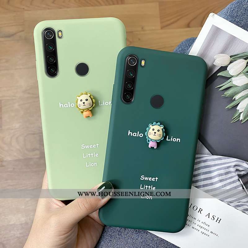 Coque Xiaomi Redmi Note 8t Fluide Doux Silicone Net Rouge Haute Tout Compris Jaune Dessin Animé
