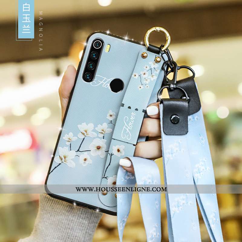 Coque Xiaomi Redmi Note 8t Mode Protection Tendance Étui Personnalité Rose Fluide Doux