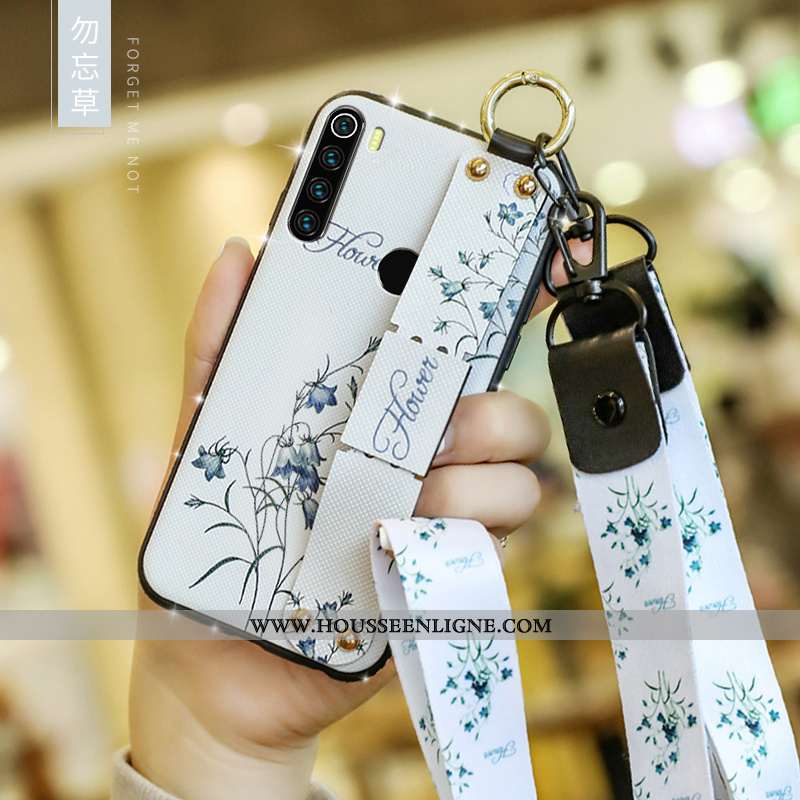 Coque Xiaomi Redmi Note 8t Mode Protection Tendance Étui Personnalité Rose Fluide Doux