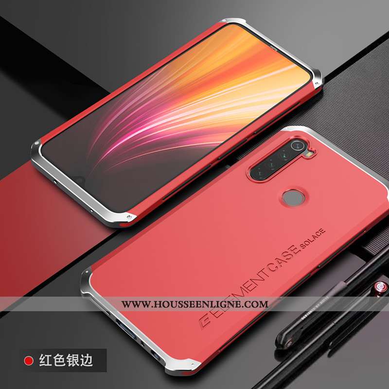 Coque Xiaomi Redmi Note 8t Métal Délavé En Daim Tendance Tout Compris Protection Personnalité Border
