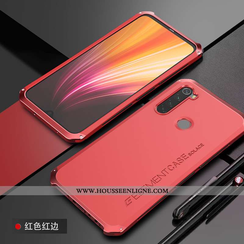 Coque Xiaomi Redmi Note 8t Métal Délavé En Daim Tendance Tout Compris Protection Personnalité Border